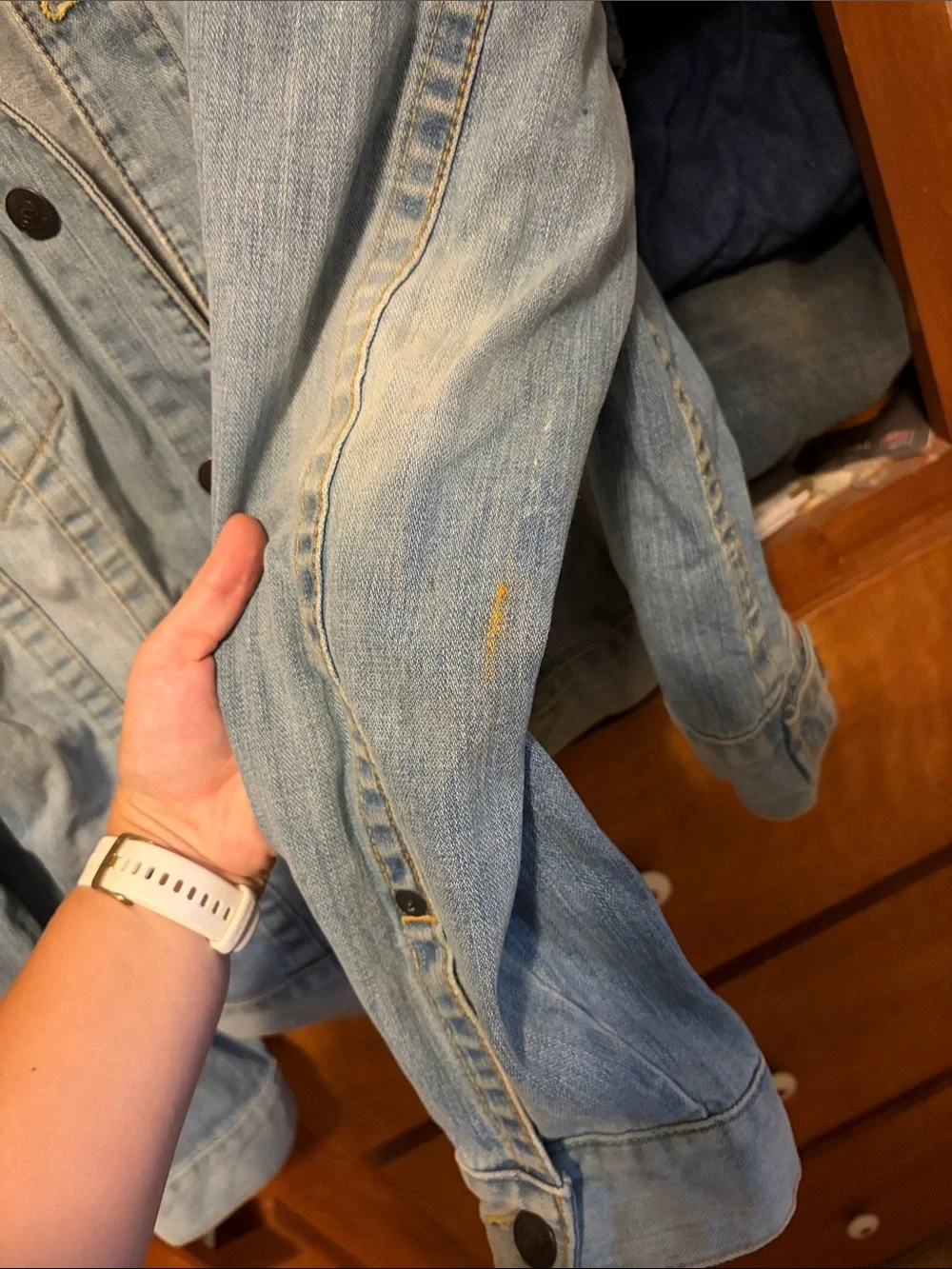 True Religion Light Blue Denim Trucker Jacket